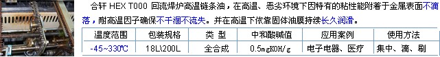 回流焊爐高溫鏈條油-長沙合軒